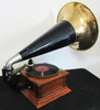 Victor ll Phonograph Model M with Brass Bell Horn circa 1905 Fully Restored