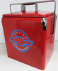 Chevrolet Six Pack Picnic Cooler / Red Finish / Embossed Lettering
