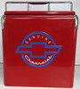 Chevrolet Six Pack Picnic Cooler / Red Finish / Embossed Lettering