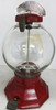 Famous 1-2-3 Leebold Vendor Round Gumball Dispenser Circa 1923