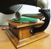 Columbia Disc Graphophone Type BN / Petal Black Metal Horn circa 1905