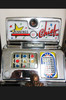Jennings 50c Chief Torquise Lite Up Tic-Tac-Toe Slot Machine, Circa 1940's