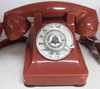 Western Electric Rose Pink Thermalite Model 302 Telephone Restored 1940's