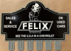 Felix Chevrolet Dealership Metal Key Hanger