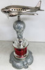 Art Deco Airplane Red Lamp