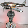 Art Deco Airplane Red Lamp