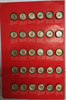 Tour the World Caps caps from Coke 100 caps circa 1950's