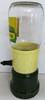 Green River porcelain syrup dispenser with glass and gallon syrup bottle