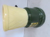 Green River porcelain syrup dispenser with glass and gallon syrup bottle