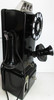 Automatic Electric Black Pay Telephone 3 Coin Slot 1930's