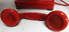 Western Electric Pekin Red Thermalite Model 302 Telephone Restored 1940's