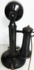 Automatic Electric Black Candlestick Rotary Dial Telephone Circa 1900