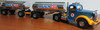 Smith-Miller Mack Tractor / Magnum Oil Dual Tanker Blue/Yellow
