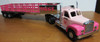 Smith-Miller Piggy Mack Tractor/ Stake Bed Piggy Trailer Pink  limit 25 