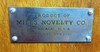 MILLS 5c QT Chevron Slot Machine circa 1936 Blue Finish