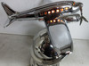 Art Deco Chrome Lighted Airplane Lamp