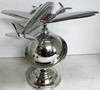 Art Deco Chrome Lighted Airplane Lamp