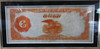 Gold Certificate 1922 Series Framed