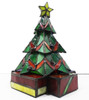 Christmas Tree Stained Glass Accent Lamp 12413