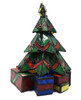 Christmas Tree Stained Glass Accent Lamp 12413