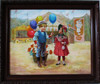 Lee Dubin Framed Original Painting "Circus Sweetheart"