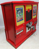 Premiere 1c Card & Gumball Dispenser Circa 1950's Restored