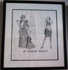 Lee Dubin Framed Original Pencil Sketch "Coca-Cola American Tradition"