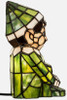 Green Elf  Stained Glass Christmas Accent Lamp 200341