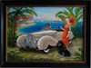 Delahaye on the French Riviera by Lee Dubin Framed Original