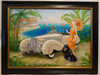 Delahaye on the French Riviera by Lee Dubin Framed Original