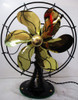 Emerson 6 Brass Blade 12 in Model 71666 3-Speed Oscillating Fan