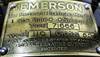 Emerson 6 Brass Blade 12 in Model 71666 3-Speed Oscillating Fan