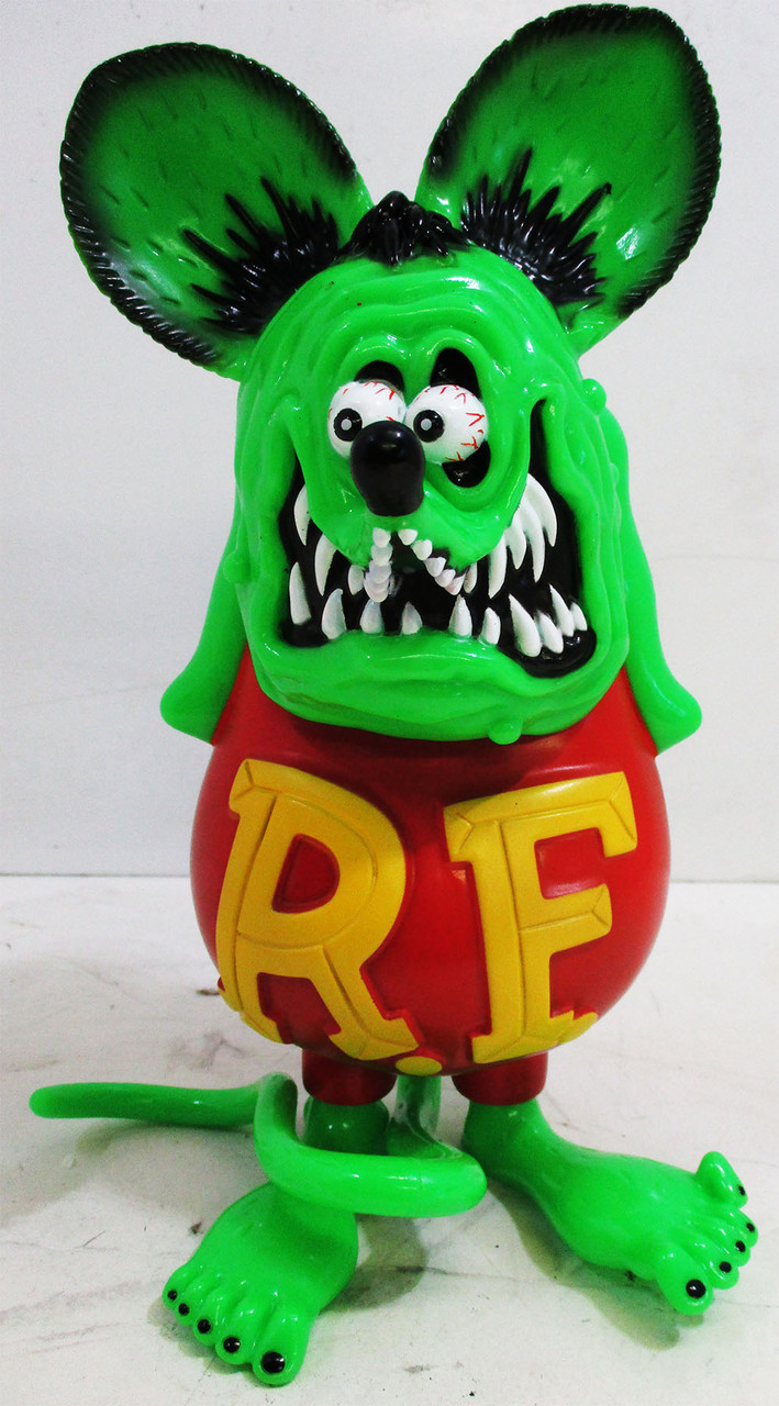 Rat Fink Figure ( hard plastic Japan ) by Big Daddy Ed Roth