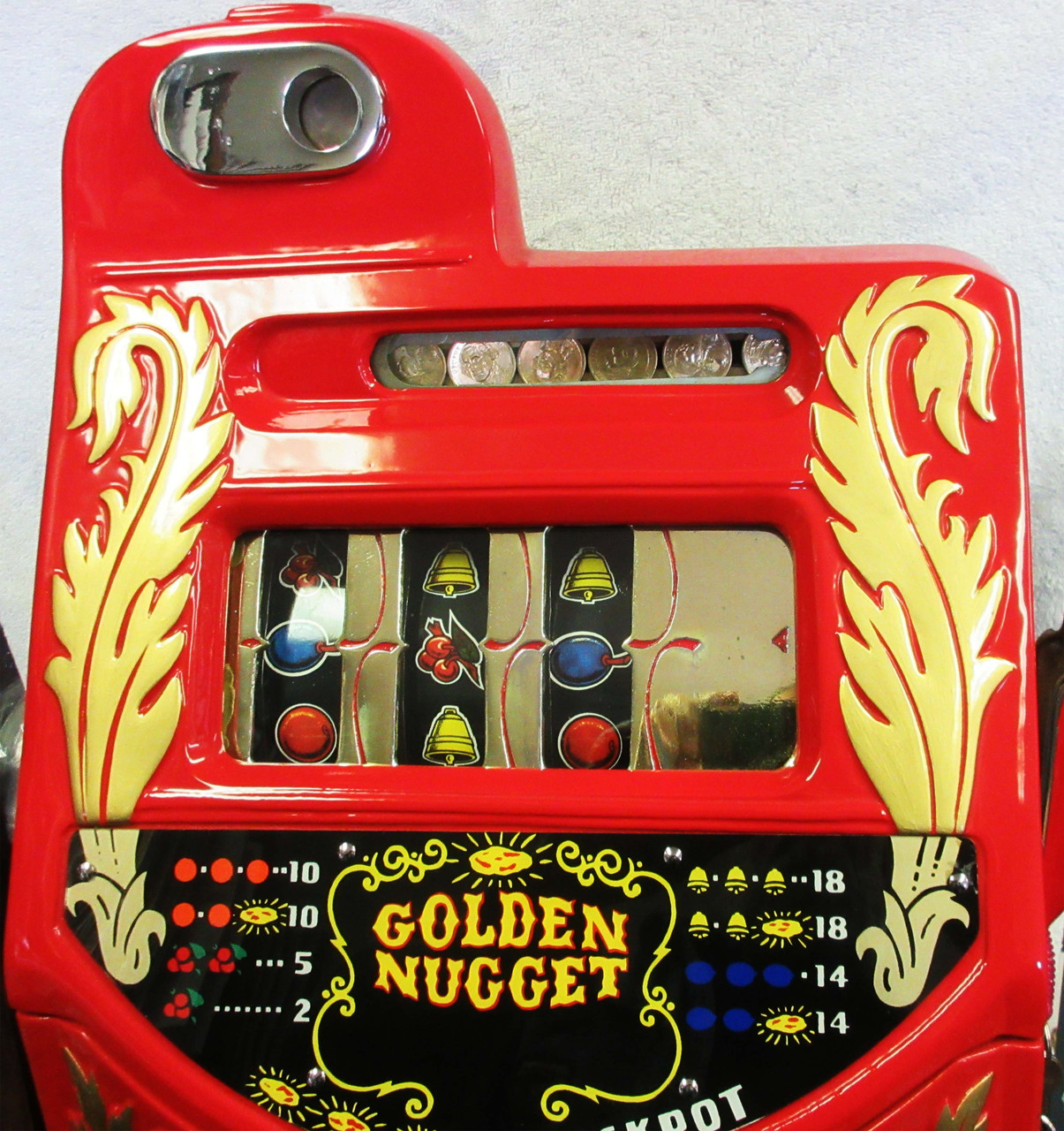 Mills Gold One Dollar Golden Nugget Slot ( custom) - American