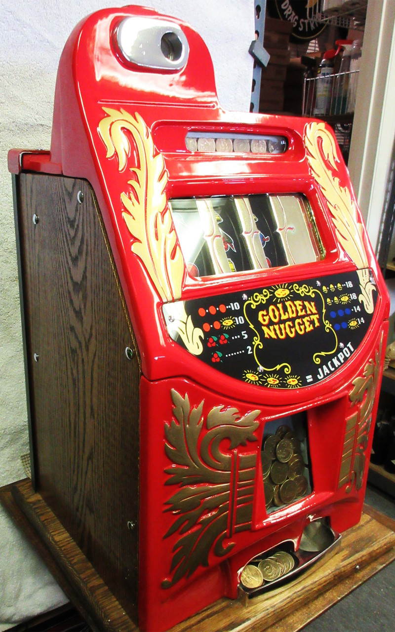 Mills Gold One Dollar Golden Nugget Slot ( custom) - American