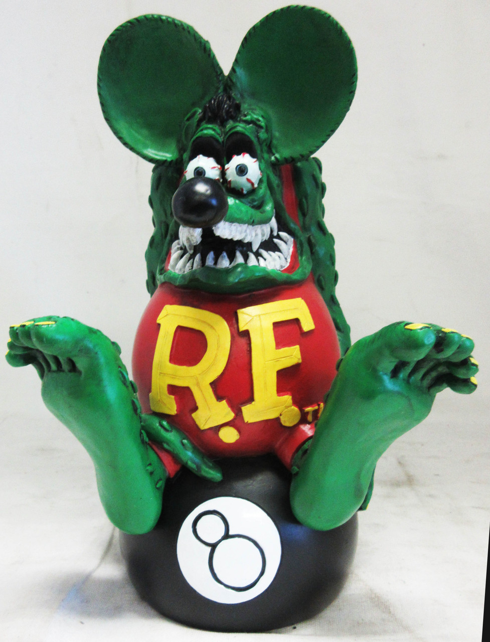 生産終了　モデル　RAT FINK STANDING STATUE 箱付き Rat Fink Standing Statue Bank 10