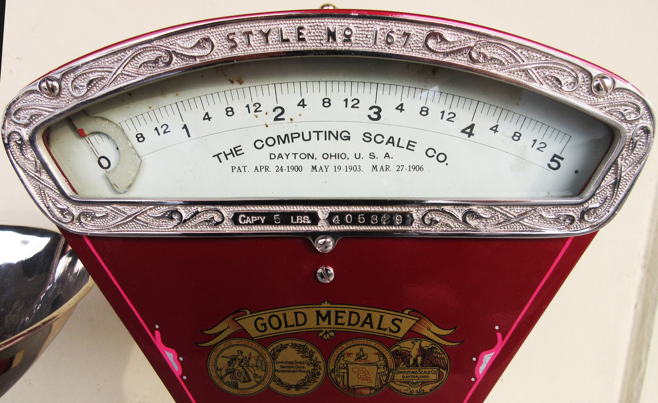 Dayton 5 lb Candy Scale Model 166 Fully Restored - American