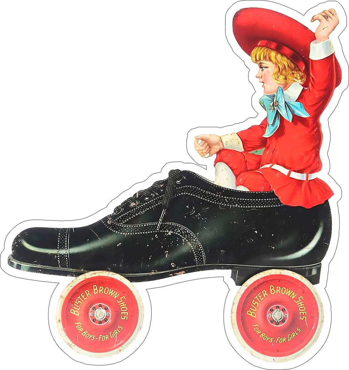 Buster Brown Shoes Laser Cut Metal Sign Advertisement American