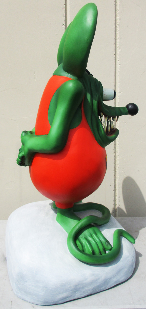 RAT FINK フィギュア Ed Rothグリーン Green Rat Fink Ed! Big Daddy Roth RF Action Figure 4