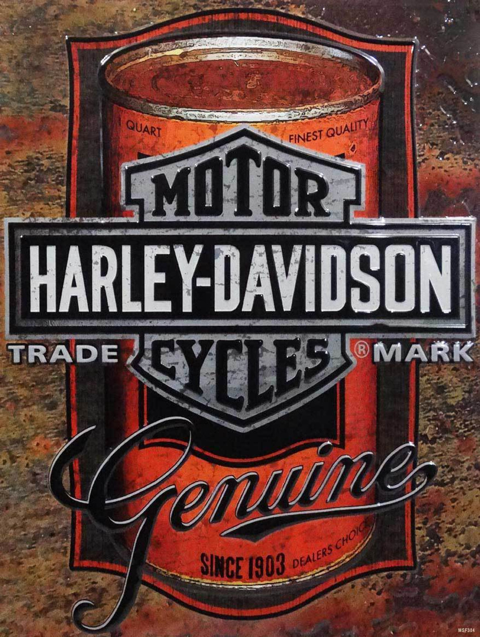 old harley davidson signs