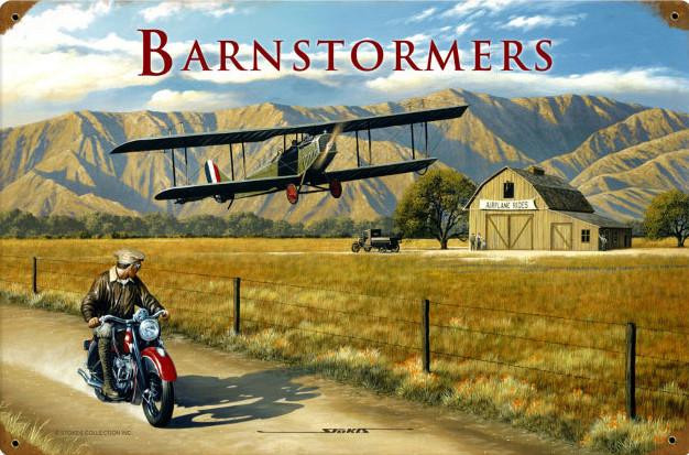 Barnstormer Metal Sign - American Collectibles