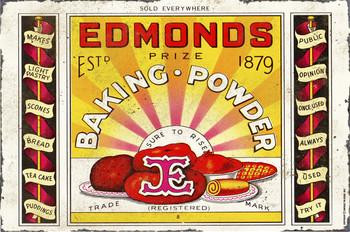 Edmonds Baking Powder Metal Sign American Collectibles