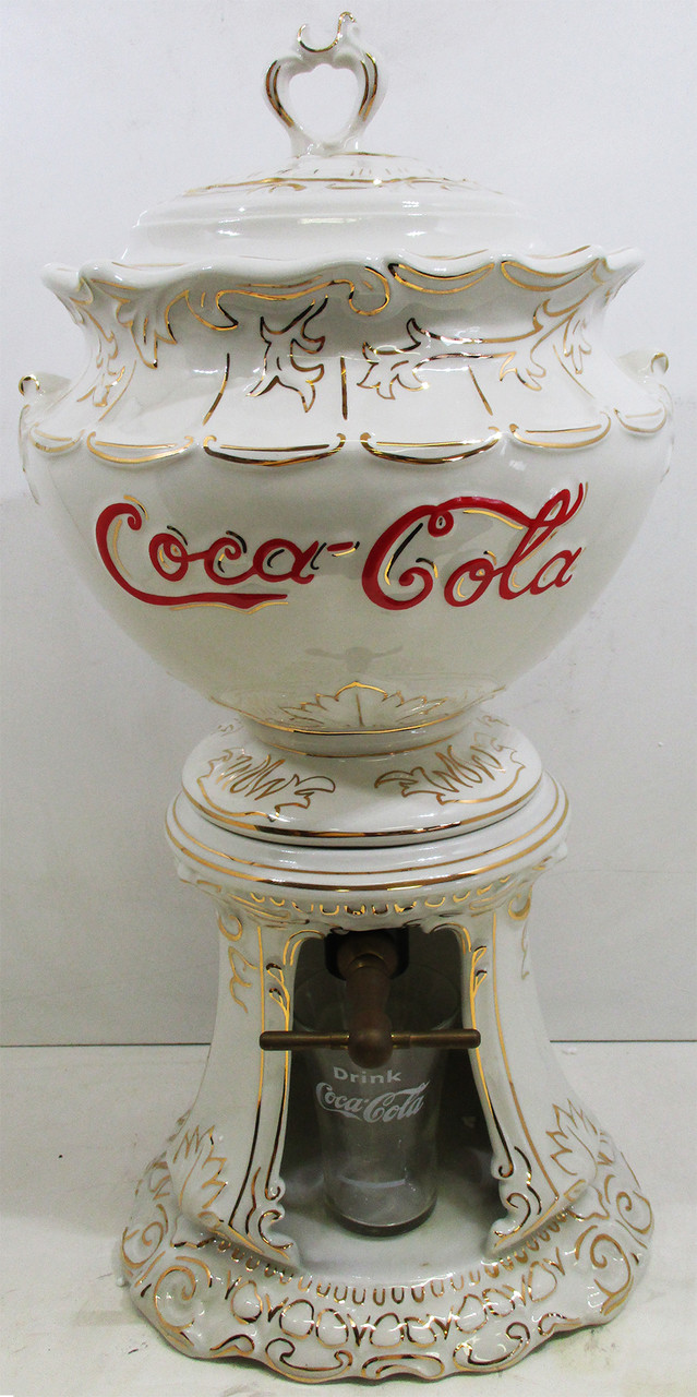 Coca Cola Syrup Ceramic Dispenser Circa 1960's - American Collectibles