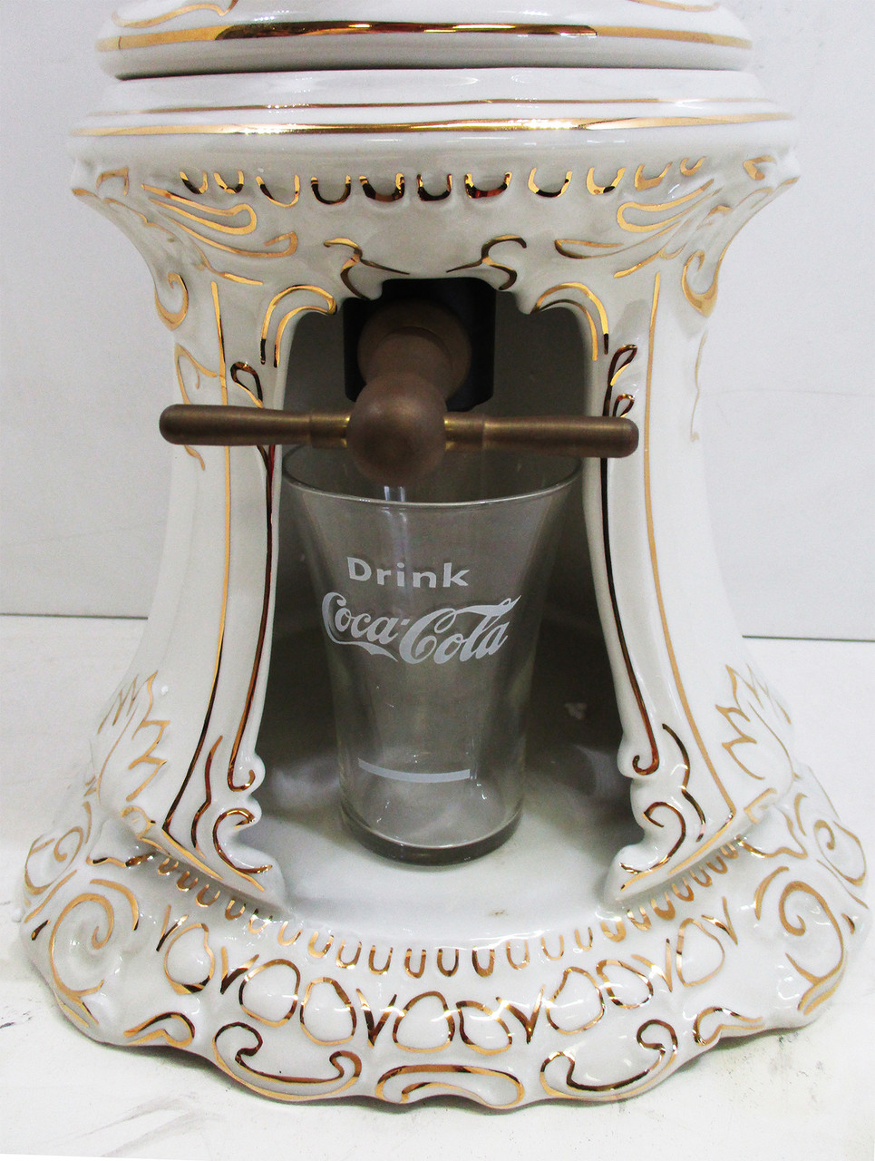 Coca Cola Syrup Ceramic Dispenser Circa 1960's - American Collectibles