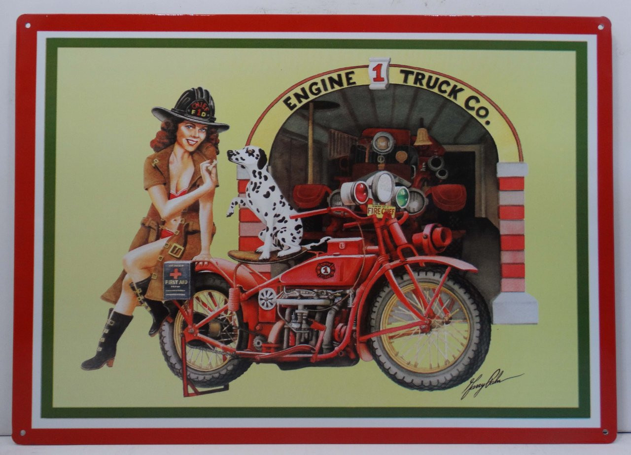 vintage harley pin up girl