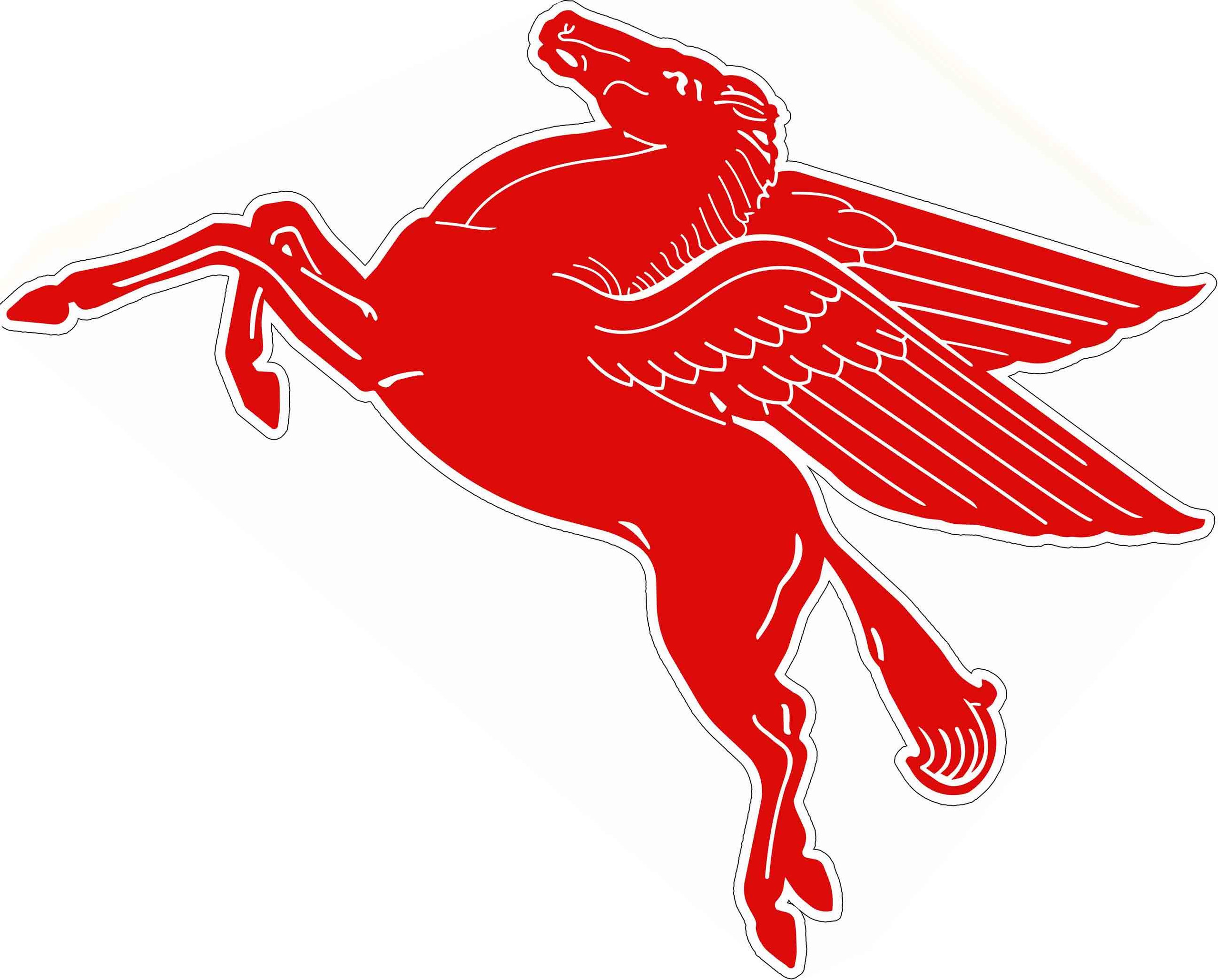 Mobil Pegasus Horse Sign Gas Station 72" by 58" American Collectibles