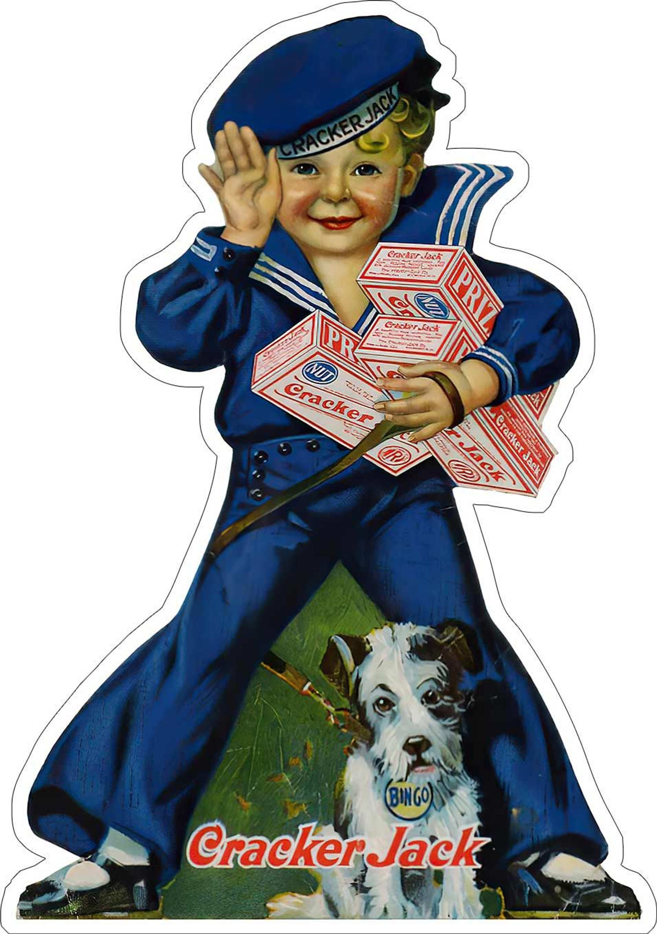 Cracker Jack Metal Sign American Collectibles
