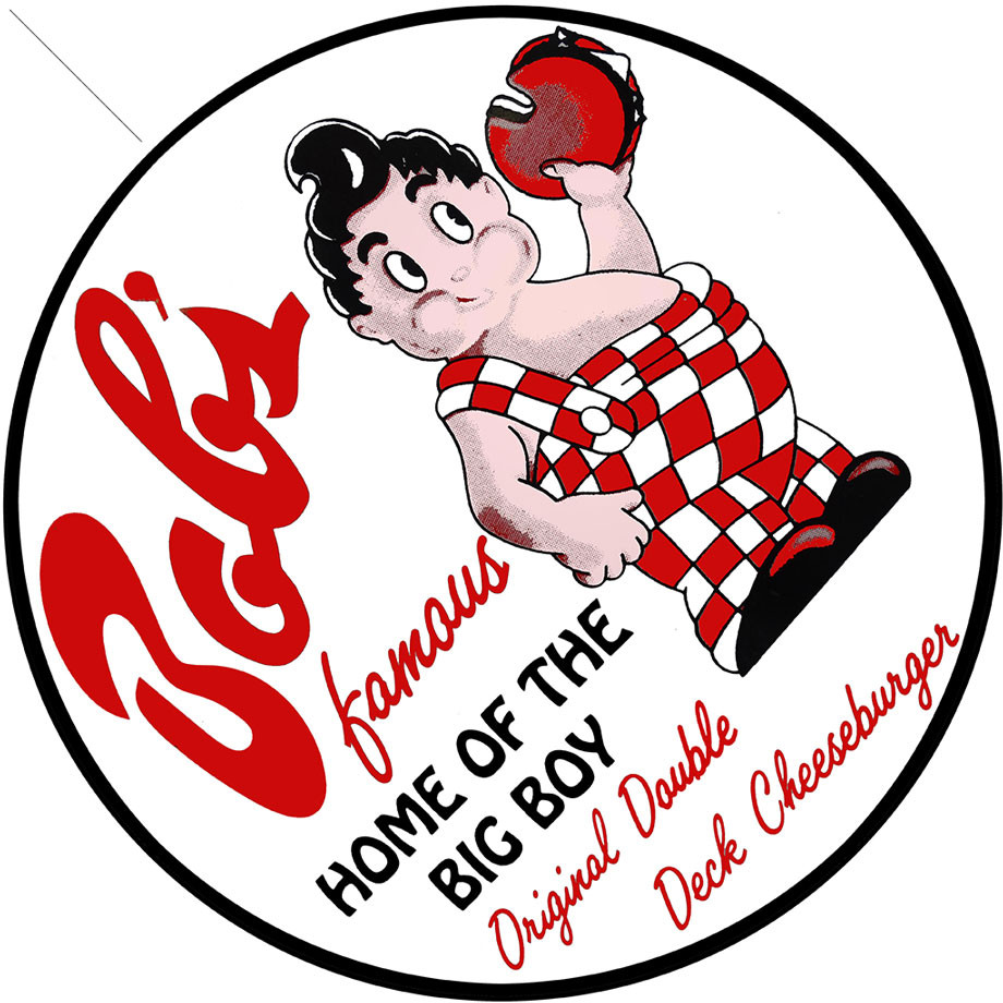 Bob's Big Boy Diner 14" Round Metal Sign American Collectibles