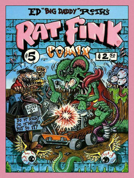 Rat Fink Comix #5 Metal Sign