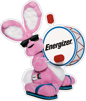 Energizer Bunny Plasma Cut Metal Sign